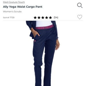 Med Couture Touch
Ally Yoga Waist Cargo Pant
Women's Scrubs NAVY